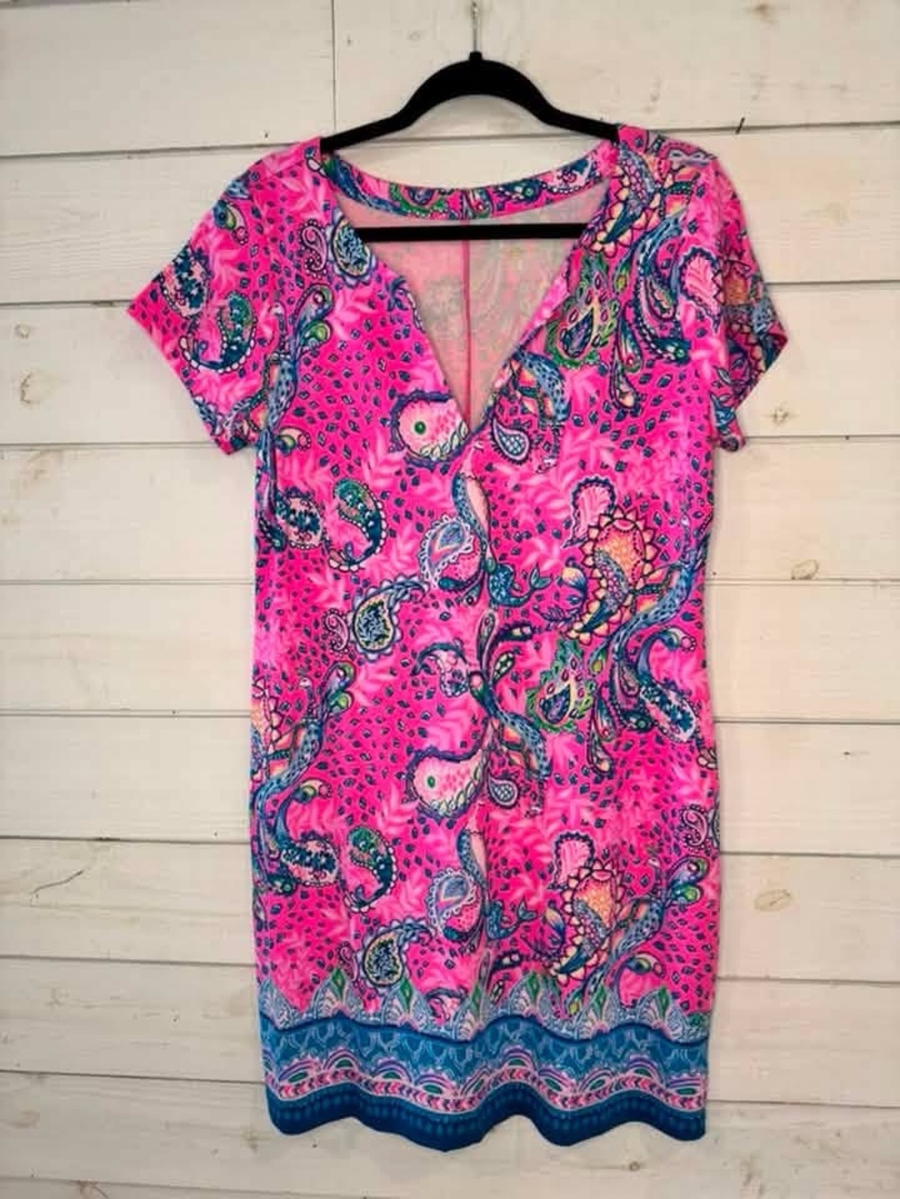 Lilly Pulitzer Pink Multi Paisley Midi Dress